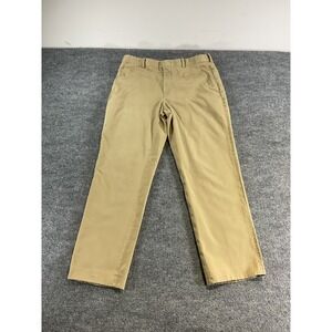 Polo Ralph Lauren Men's 34x28 Khaki Chino Pants 100% Cotton Classic Casual Strai